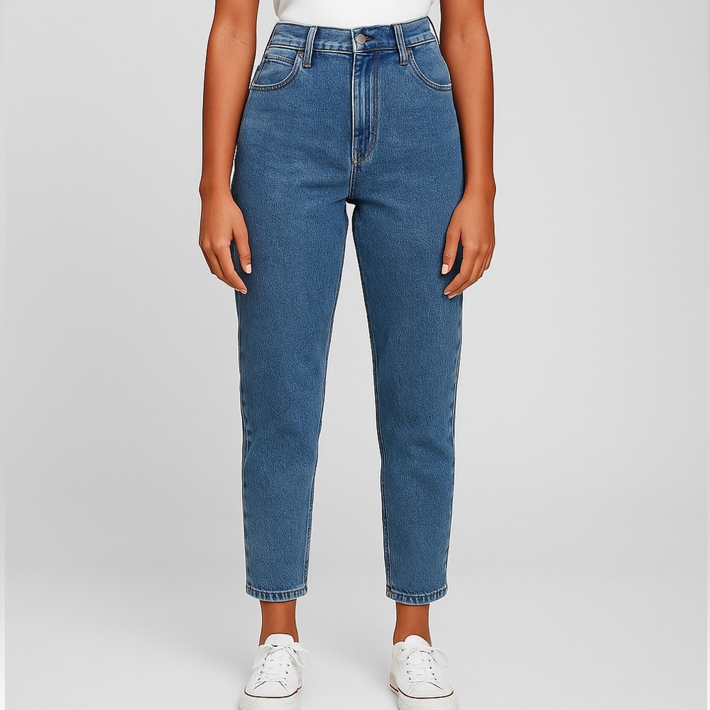 CIDER Katherine Denim High Waist Tapered Straight leg 90s Jeans